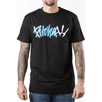 Pánské tričko PITCHA triko CAMEL TOE black/blue - XL