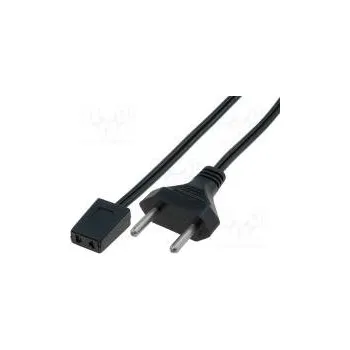 Napájecí kabel Vodič napájecí pro ventilátory 1,86m Vidlice přímá