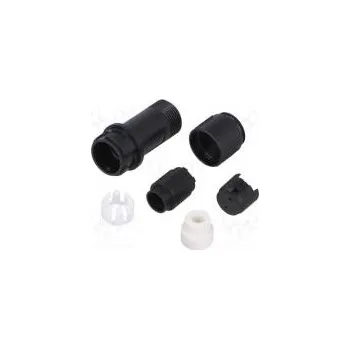 Elektrický konektor Konektor kulatý zástrčka vidlice PIN 2 bez kontaktů na kabel