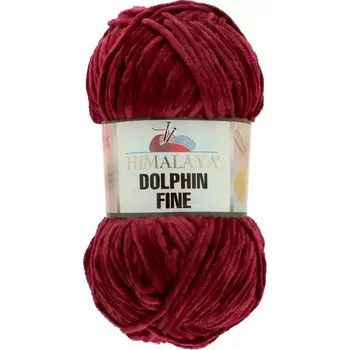 Příze HIMALAYA Dolphin Fine 80512 Bordó (Žinylková Příze Dolphin Fine 80512 Bordó)