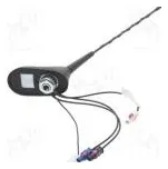 Anténa střešní 0,3m AM,DAB,FM,GPS 0,25m 12VDC Ømont.otv 19mm