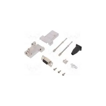 Elektrická zásuvka D-Sub PIN 9 zástrčka zásuvka stíněný,lisované kontakty přímý