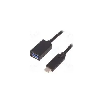 Elektrická zásuvka Kabel USB 3.0,USB 3.1 USB A zásuvka, USB C vidlice 250mm