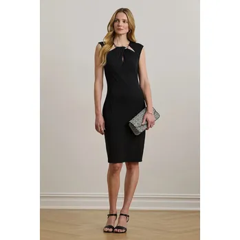 Dámské šaty Šaty Lauren Ralph Lauren černá barva, midi, přiléhavé, 253971056 99X, vel. 40