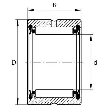 RNA 4903 2RS INA Jehlové ložisko bez vnitřního kroužku