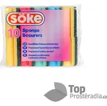 Söke Tvarovaná Houbička na nádobí 10 ks