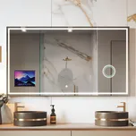 Obdélníkové chytré LED zrcadlo Apple s rámem Displine L49