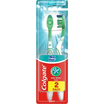 Zubní kartáček Colgate Max White měkký zubní kartáček, 2 ks / 1 bal
