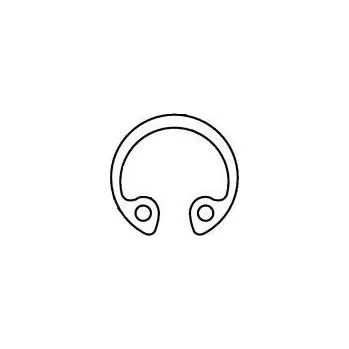 Matice Pojistný kroužek do díry DIN 472 - 30 mm Nerez