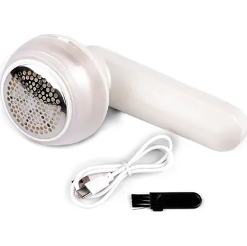 Odstraňovač žmolků - odžmolkovač, USB nabíjecí, barva 1 bílá