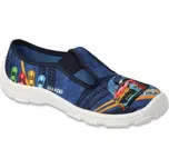 975X195 975Y195 chlapecké bačkorky Befado modré, auto 975XY195_31