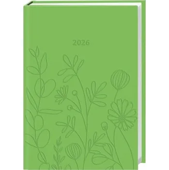 Kalenderbuch A6 grün 2026