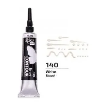 Podlahový mycí stroj Farba aktylowa kontur universal perłowa white 20ml