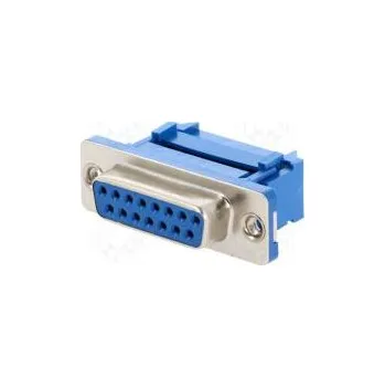 Elektrická zásuvka D-Sub PIN 15 zástrčka zásuvka IDC na plochý kabel UNC4-40