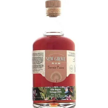 Rum New Grove Savoir Faire Ville Bague Vintage 2004 16y 45% 0,7 l (tuba)