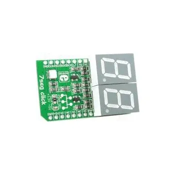 Vývojová deska Click board zobrazovač LCD SPI 74HC595 mikroBUS zástrčka
