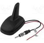 Anténa SHARK AM,FM DIN 2dB 5dB černá 12VDC