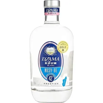 Rum Dzama Nosy-Bé Blanc Prestige Rhum 42% 0,7l (holá láhev)