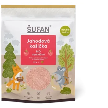 Šufan Jahodová kašička BIO nemléčná 180g