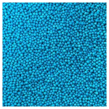 Jedlá dekorace na dort Cukrové perličky 2mm modré 1kg - I LOVE CAKES