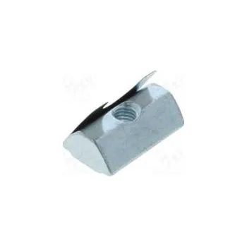 Stavební profil Matice pro profily Šířka drážky 8mm s pružným plíškem ocel