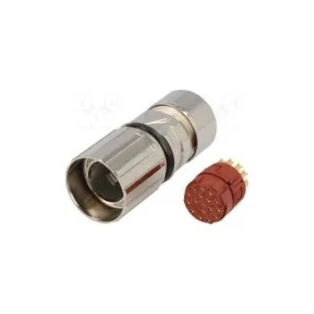 vypínač a zásuvka Konektor M23 zástrčka PIN 17 zásuvka pájení na kabel přímý