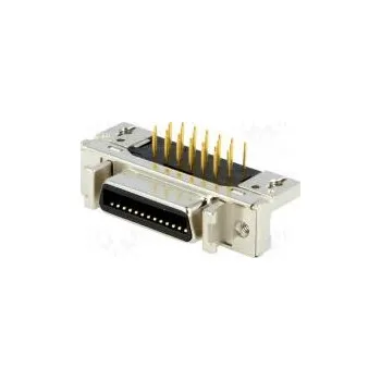 Elektrická zásuvka Konektor MDR PIN 26 stíněný Zajištění západka zásuvka 500V