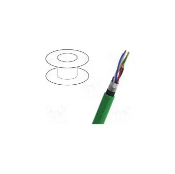 elektrický kabel NEXANS 13-MYS22X06R-V2 Vodič měřicí 2x2x0,22mm2 + 1x2x0,38mm2 zelená lanko -20÷80°C