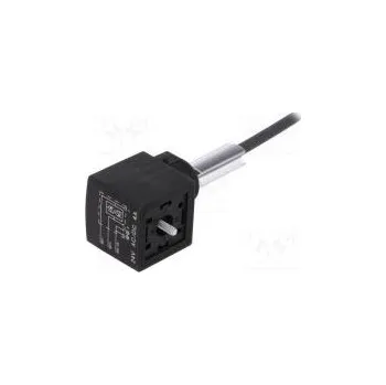 Napájecí kabel Připojovací kabel PIN 3 A 2m 24VAC 4A signalizace diodou LED