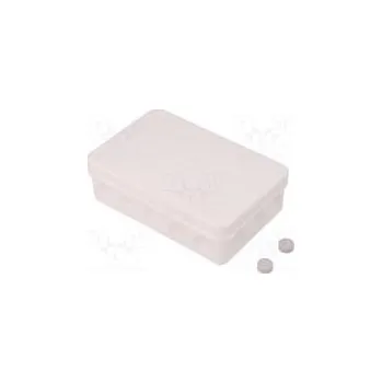 Elektroinstalační krabice Kryt propojovací krabice X 85mm Y 130mm Z 37mm polypropylen