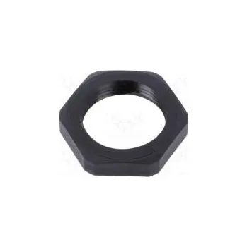 Spojovací materiál Matice PG16 polyamid UL94V-2 černá -40÷125°C Závit PG