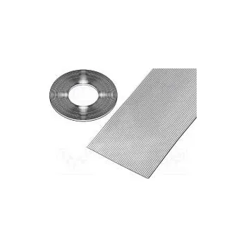 Stavebniny Vodič plochý kabel 1mm licna Cu 40x28AWG PVC šedá 30,5m