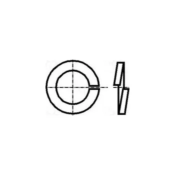 Matice Podložka pérová M4 D=7,6mm h=0,9mm ocel Povlak zinek BN 762