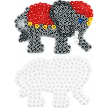 Dětské navlékací korálky Korálky Malte Midi s podložkou