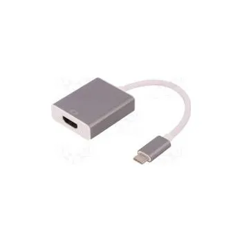 Elektrická zásuvka Adaptér USB 3.1 HDMI zásuvka, USB C vidlice 182mm