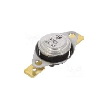 Termostat Čidlo termostat SPST-NC 120°C 16A 250VAC konektor 6,3mm ±5°C