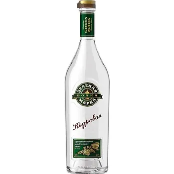 Vodka Zelyonaya Marka Kedrovaya 40% 0.5l (holá láhev)