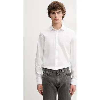 Pánská košile Košile Marc O'Polo pánská, bílá barva, regular, s klasickým límcem, 526720742256 00X, vel. XL