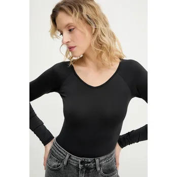 Dámská halenka Halenka Answear.LAB dámská, černá barva, hladká XYS3214 99X, vel. S/M