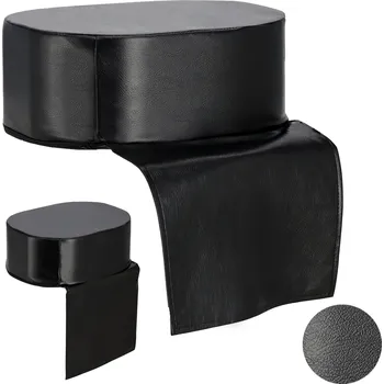 Dětská sedačka na kadeřnické křeslo černá pufa do kadeřnického salonu AO-WD-S18-BK