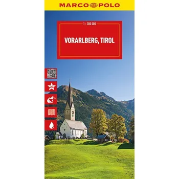 MARCO POLO Reisekarte Österreich 03 Vorarlberg, Tirol 1:200.000