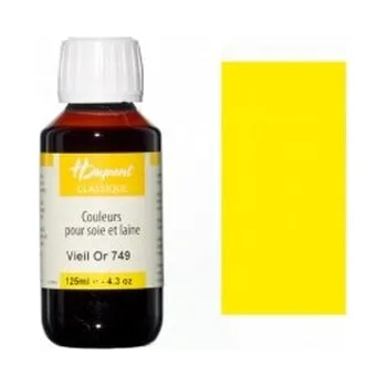 Speciální výtvarná barva Napařovací barva na hedvábí Dupont 125ml – 749 Old Gold