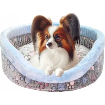 Pelíšek pro psa Plyšová kotec potah pelíšek jorkšíra, maltipoo, čivavu, špice ⌀45