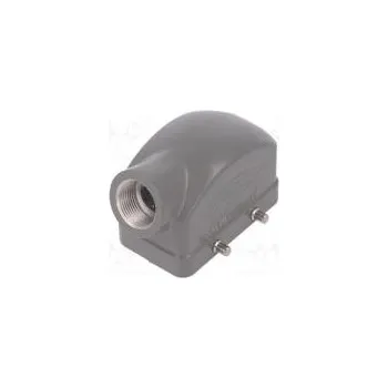 Elektrický konektor Kryt pro konektory HDC velikost 10B na kabel na dvě páky