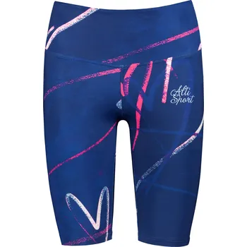 Dámské kalhoty Dámské legíny nad kolena premium ALTISPORT VOJ/ALW082LEG02 TMAVĚ MODRÁ XXXL