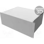 Kryt 19" standardně 4U Mat.těl hliník Y 330mm X 422mm