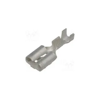 Elektronická součástka Faston plochý 6,3mm 0,8mm zásuvka 0,5÷1,5mm2 krimpovací