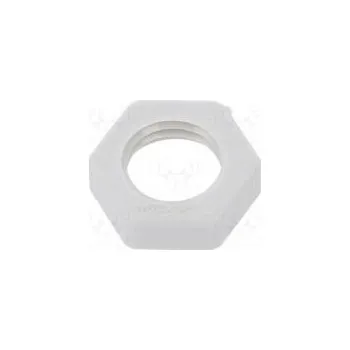 Matice Matice M12 polyamid Thk 5mm Klíč 17mm světle šedá