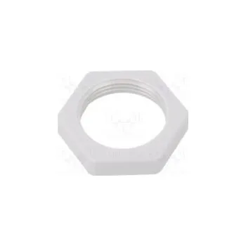 Matice M25 polyamid Thk 7mm Klíč 32mm světle šedá