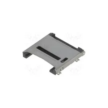 Elektronická součástka Konektor pro karty SD Micro stíněný,s výklopným držákem SMT